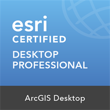 ESRI certified Desktop Professional